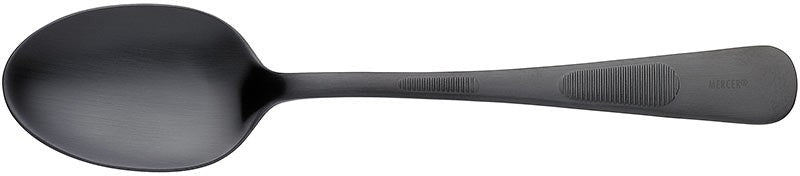 Mercer - 7.8" Black Stainless Steel Plating Spoon Solid Bowl - M35140BK
