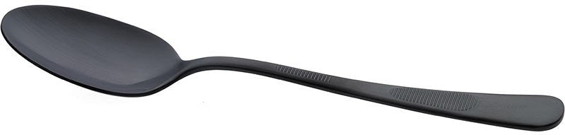 Mercer - 7.8" Black Stainless Steel Plating Spoon Solid Bowl - M35140BK