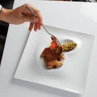 Mercer - 7.8" Stainless Steel Plating Spoon with Slotted Bowl - M35141