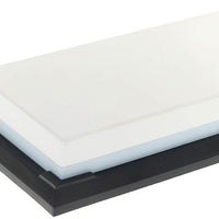 Mercer - 7.8" x 2.75" x 1" Premium-Grade Corundum Cyan/White/Black Premium Sharpening Stone 1000/3000 Grit - M15974