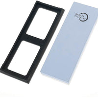 Mercer - 7.8" x 2.75" x 1" Premium-Grade Corundum White/Blue/Black Premium Restoration Stone 400/1000 Grit - M15972