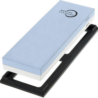 Mercer - 7.8" x 2.75" x 1" Premium-Grade Corundum White/Blue/Black Premium Restoration Stone 400/1000 Grit - M15972