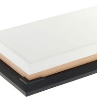 Mercer - 7.8" x 2.75" x 1" Premium-Grade Corundum White/Orange/Black Premium Restoration Stone 200/800 Grit - M15971