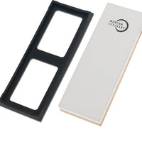 Mercer - 7.8" x 2.75" x 1" Premium-Grade Corundum White/Orange/Black Premium Restoration Stone 200/800 Grit - M15971