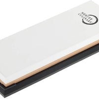 Mercer - 7.8" x 2.75" x 1" Premium-Grade Corundum White/Orange/Black Premium Restoration Stone 200/800 Grit - M15971