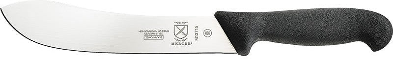 Mercer - 8" German Steel Butcher Knife with Black Handle - M13715