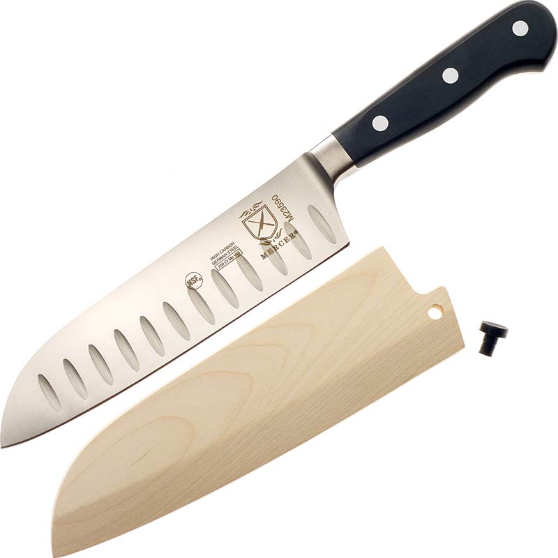 Mercer - 8" X 2.25" Saya Birch Wood Cover for 7" Santoku Knives - M33132BIR