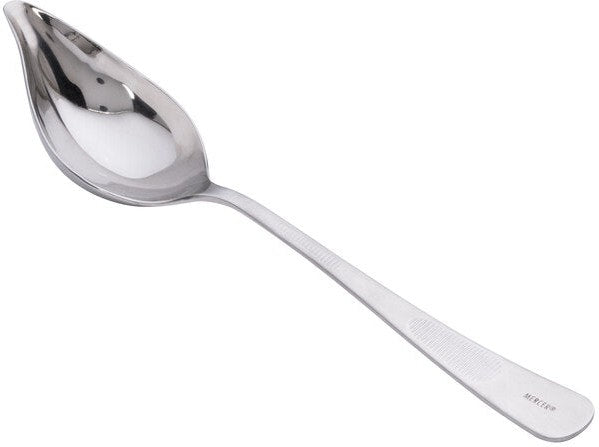 Mercer - 8.5" Stainless Steel Saucier Spoon with Spout - M35142