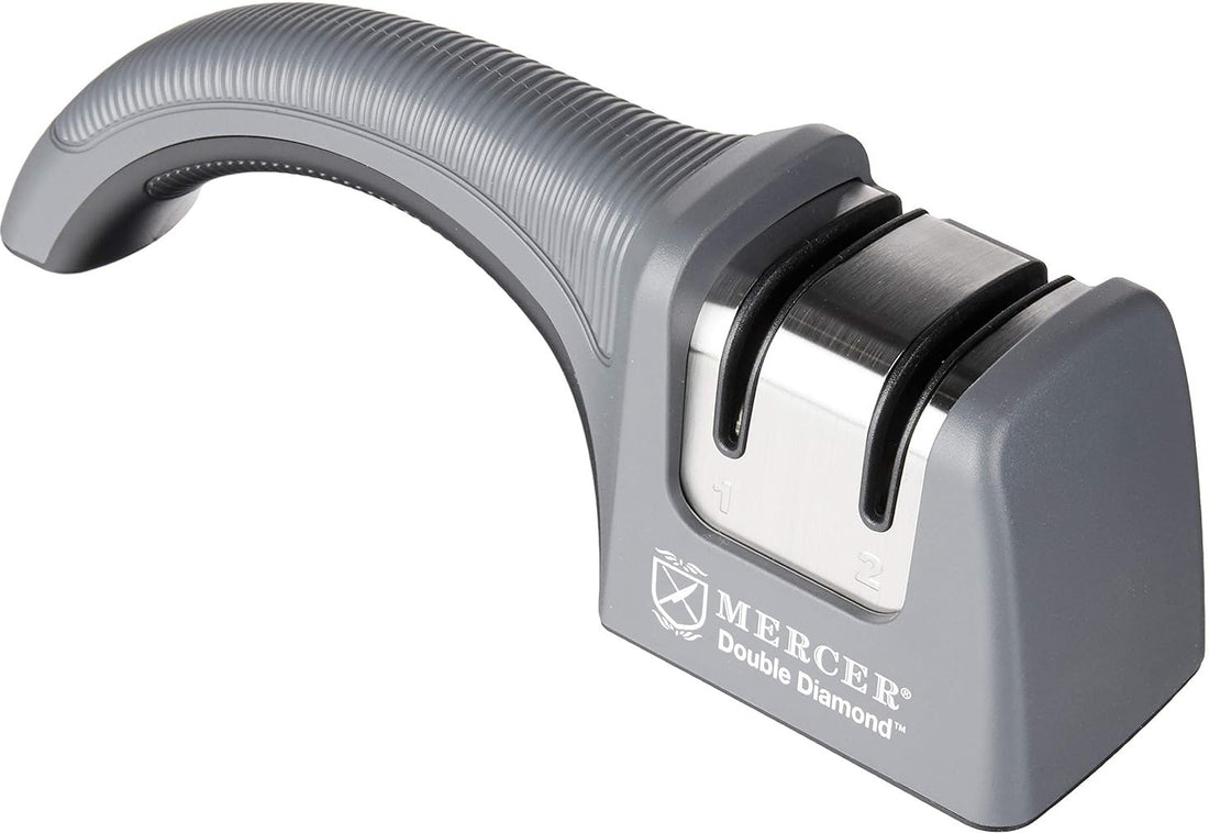 Mercer - 8.5” X 2.25” X 2.75” Manual Double Diamond Knife Sharpener - M10200