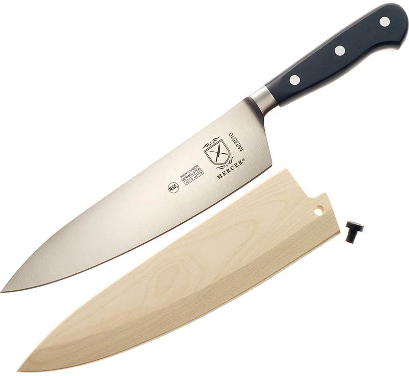 Mercer - 9" X 2.25" Saya Birch Wood Cover for 8" Chef and Gyuto Knives - M33131BIR