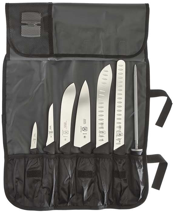 Mercer - BPX 9-Piece BBQ Competition Knife Roll Pack - M13752