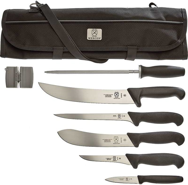 Mercer - BPX® German Steel Large Field Dressing Kit in Black Roll, Pack of 8 - M13754