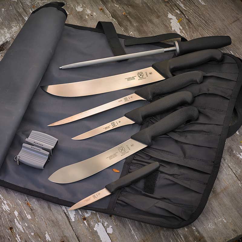 Mercer - BPX® German Steel Large Field Dressing Kit in Black Roll, Pack of 8 - M13754