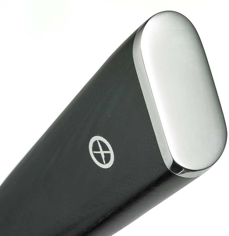 Mercer - Damascus Style 8" Super Steel Slicer with Black Handle - M13788