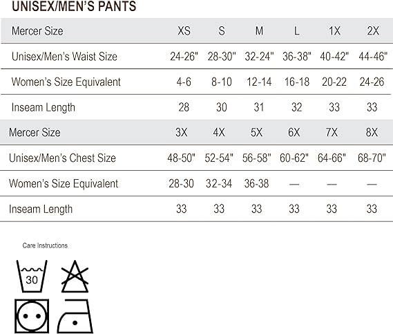 Mercer - Genesis® Black Poly Cotton Unisex Chef Cargo Pant - M61090BK