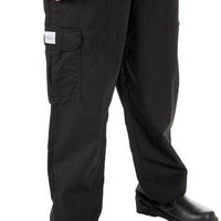 Mercer - Genesis® Black Poly Cotton Unisex Chef Cargo Pant - M61090BK