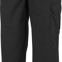 Mercer - Genesis® Black Poly Cotton Unisex Chef Cargo Pant - M61090BK