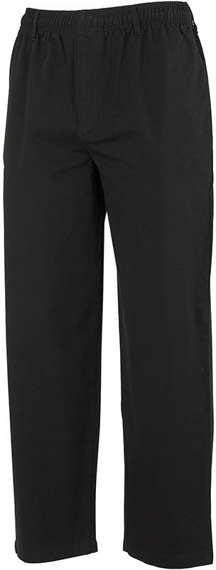 Mercer - Genesis® Black Poly Cotton Unisex Chef Pant - M61060BK
