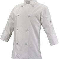 Mercer - Genesis® Black Women Chef Jacket with Traditional Buttons - M61030BK