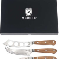 Mercer - German Steel Cheese Knife Olive Wood Handle Pack Of 3 - M23608OL