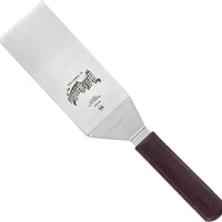 Mercer - Hell's Handle 6" x 3" Stainless Steel Square Edge Turner with Red Handle - M18320