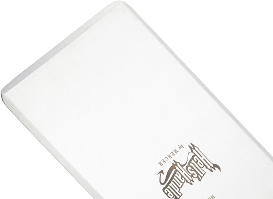 Mercer - Hell's Handle 6" x 5" Stainless Steel Heavy-Duty Turner with Red Handle - M18290