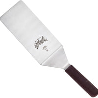 Mercer - Hell's Handle® 8" x 4" Stainless Steel Heavy-Duty Turner with Red Handle - M18350