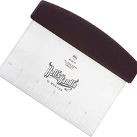 Mercer - Hell's Handle® 5.8" x 3.5" Stainless Steel Bench Scraper with Red Handle - M18370