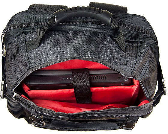 Mercer - Knife Pack Plus™ 16" x 5.5" x 21" Black Backpack and Knife Case - M30600M