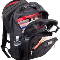Mercer - Knife Pack Plus™ 16" x 5.5" x 21" Black Backpack and Knife Case - M30600M