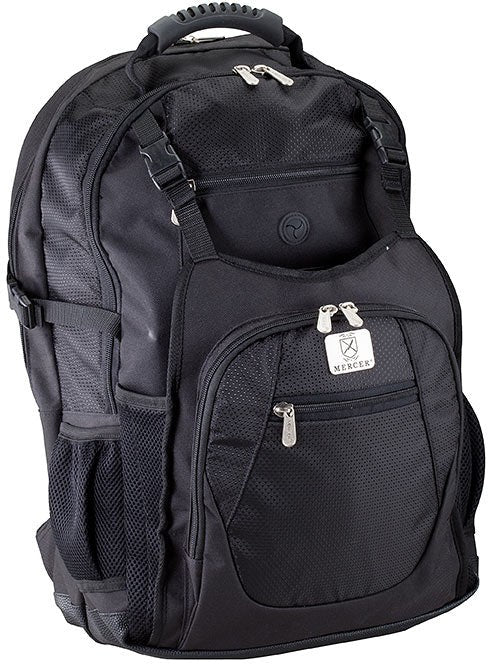 Mercer - Knifepack Plus 16" x 5.5" x 21" Polyester Black Backpack - M30601M