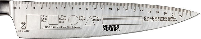 Mercer - Mercer Cuts™ 9" German Steel Competition Knife with Black Handle - M33242