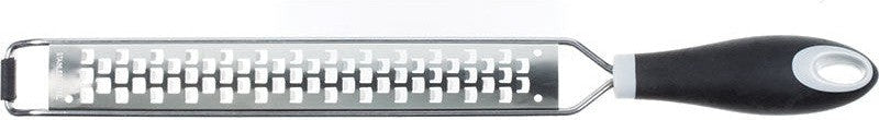 Mercer - Mercergrates™ Stainless Steel Extra Narrow Coarse Grater with Black Handle - M35405