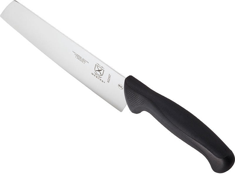 Mercer - Millennia 7" Japanese Steel Nakiri Knife with Black Handle - M22907