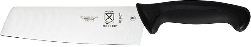 Mercer - Millennia 7" Japanese Steel Nakiri Knife with Black Handle - M22907