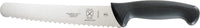 Mercer - Millennia® 8" Japanese Steel Wavy Edge Wide Bread Knife with Black Handle - M23208