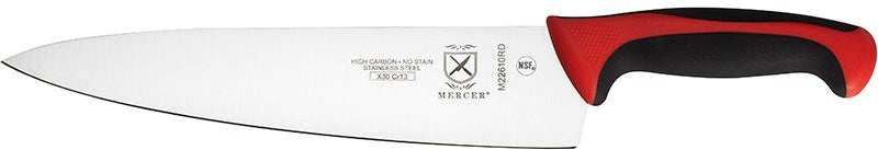 Mercer - Millennia Colors 10" Stainless Steel Chef's Knife with Red Handle - M22610RD