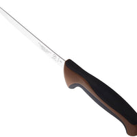 Mercer - Millennia Colors 6" Japanese Steel Narrow Boning Knife with Brown Handle - M22206BR