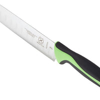 Mercer - Millennia Colors 7" Japanese Steel Granton Edge Santoku Knife with Green Handle - M22707GR
