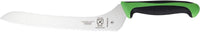 Mercer - Millennia Colors® 9" Wavy Edge Offset Bread Knife with Green Handle - M23890GR