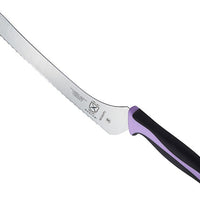 Mercer - Millennia Colors® 9" Wavy Edge Offset Bread Knife with Purple Handle - M23890PU