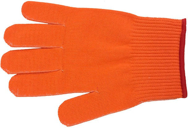 Mercer - Millennia Colors® Orange Polyethylene Cut-Resistant Glove with Multi Color Cuffs - M33415OR1X