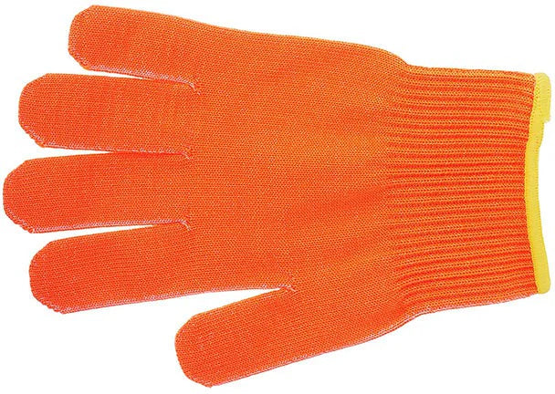 Mercer - Millennia Colors® Orange Polyethylene Cut-Resistant Glove with Multi Color Cuffs - M33415OR1X