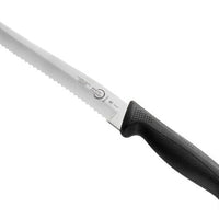 Mercer - Millennia® 7" Stainless Steel Wavy Edge Utility Knife with Black Handle - M23407
