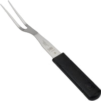 Mercer - Millennia® 8" Japanese Steel Cook's Fork with Black Handle - M23800