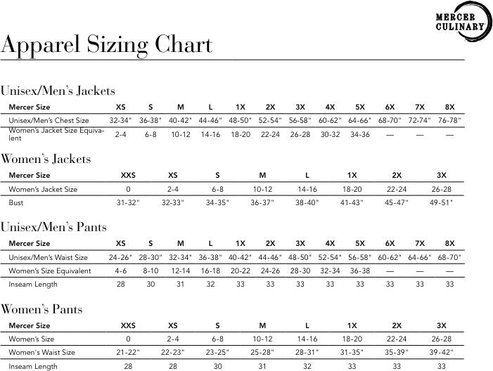 Mercer - Millennia® Black Poly Cotton Women's Cook Pant - M60060BK