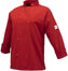 Mercer - Millennia® Poly Cotton Red Women Cook Jacket with Traditional Button - M60020RD