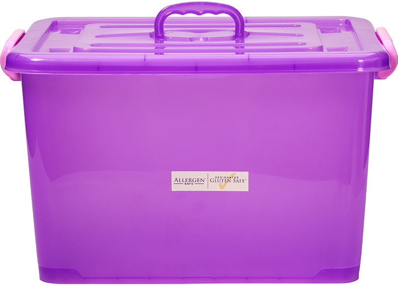 Mercer - Polypropylene Purple Allergen-Free Safety Storage Tote - M33064