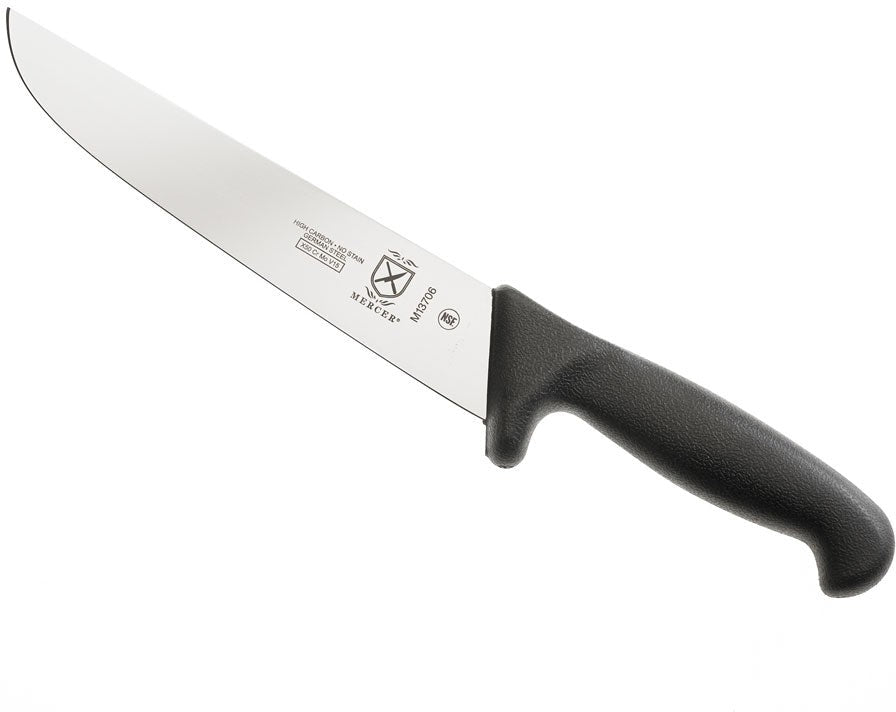 Mercer - Praxis 8.25" German Steel European Butcher Knife with Black Handle - M13706