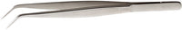 Mercer - Precision 6.1" Stainless Steel Fine Tip Curved Tong - M35144